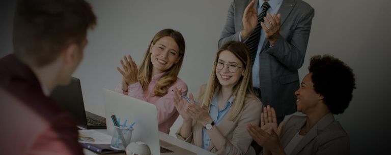 Geo-Plus Training team clapping together after finishing courses